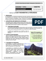 Aspectos Que Fundamentan La Peruanidad