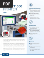 Linx TT 500 Printer: Low Total Cost of Ownership