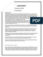 ASSESSMENT SCOR Model (OM)