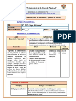 Sesion de Aprendizaje Matematica Miercoles 31 de Agosto