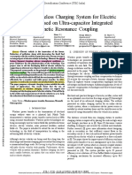 Dynamic Wireless Charging System For Electric Vehicles Based On Ultra-Capacitor Integrated Magnetic Resonance Coupling