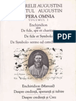 Sfantul Augustin I. Enchiridion (Manual) Sau Despre Credinta, Speranta Si Iubire. Despre Credinta Si Crez. Despre Crez Catre Catehumeni