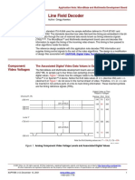 Line Field Decoder: The Associated Digital Video Data Values in Each Video Line