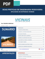 Boas Praticas de Engenharia Rodoviaria Aplicadas As Estradas Vicinais Prof. Ricardo Venescau 1