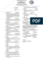 Beauty & Nailcare 10 Module 1 Post Test