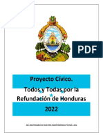 Proyecto Civico Todos y Todas Por La Refundacion de Honduras. 2022