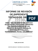 Informe de Revision de Expediente