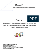 Cours Parametres Physiques-Chimiques