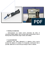 Refractometer: Salinometer