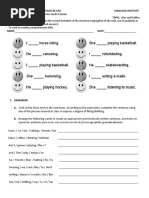 Likes and Dislikes Worksheet