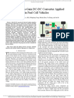 A Novel High-Gain DC-DC Converter Applied in Fuel Cell Vehicles