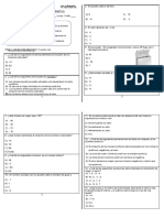 Evaluacion Formativa NUMEROS ENTEROS