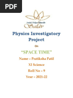 Physics Investigatory Project