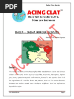 India China Border Dispute