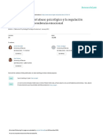 El Papel Predictor Del Abuso Psicológico y La Regulación Emocional en La Dependencia Emocional