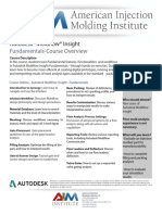 Course Overview: Autodesk® Moldflow® Insight