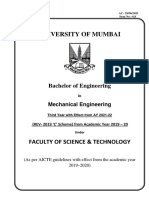 Mechanical Engineering Syllabus Sem V Mumbai University