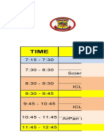 2022 2023 Teachers Load and Class Program