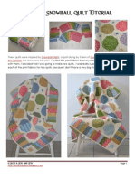 Scrappy Snowball Quilt Tutorial