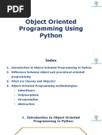 9 - Object Oriented Programming Using Python