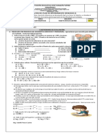 6° - Evaluación Mejora 2° Per - Mat 6° 2022