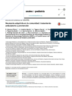 Neumonía Adquirida en La Comunidad: Tratamiento Ambulatorio y Prevención