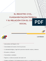 El Registro Civil Fundamentación Teórica y Su Relación Con El Contexto Social