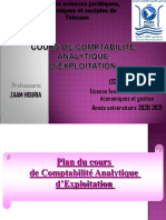 Plan Du Cours de Comptabilite Analytique