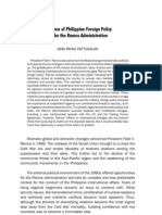 A Review of Philippine Foreign Policy Under The Ramos Administration