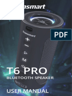 User Manual Tronsmart t6 Pro Bluetooth Speaker