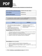 Evaluación Institucional Programa de Integración 2022