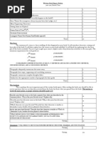 Book Report Rubrics