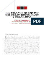 La Falange Que Quiso Ser de Los Rojos-Rojos y de Las JONS