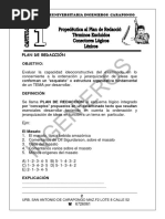 Plan de Redacción Objetivo:: Academia Preuniversitaria Ingenieros Carapongo