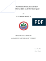 Building Prognostic Model For Covid-19 Outcome Using