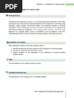 Module 5 Statement of Cash Flows