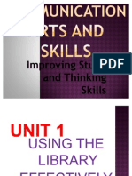 Communication Arts and Skills