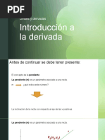 Introducción A La Derivada