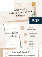 Development of Postural Control and Balance