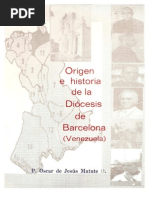 Origen e Historia de La Diocesis de Barcelona