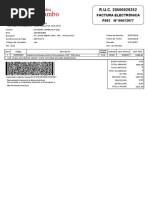 F002 #00013977 Factura Electrónica: Vidrieria Limatambo S.Ac