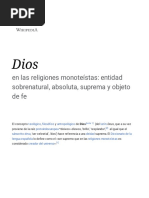 Dios - Wikipedia, La Enciclopedia Libre