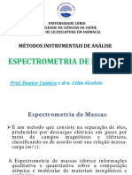 Aulas - Espectrometria de Massas