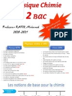 Révision Et Consolidation Des Acquis - Chimie, Modèle 3 - PR RAFIK Mohamed