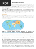 Regionalização Do Espaço Mundial