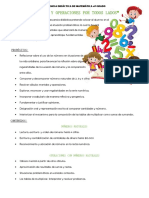 Secuencia Didáctica de Matemática 4º Grado