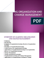 Learning Organization and Change Management