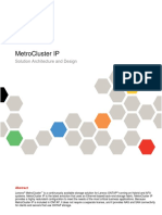 Metrocluster Ip Architecture and Design en