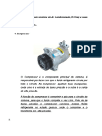 Componentes de Um Sistema de Ar Condicionado e Suas Funções