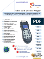 Industrial Combustion Gas & Emissions Analyzer